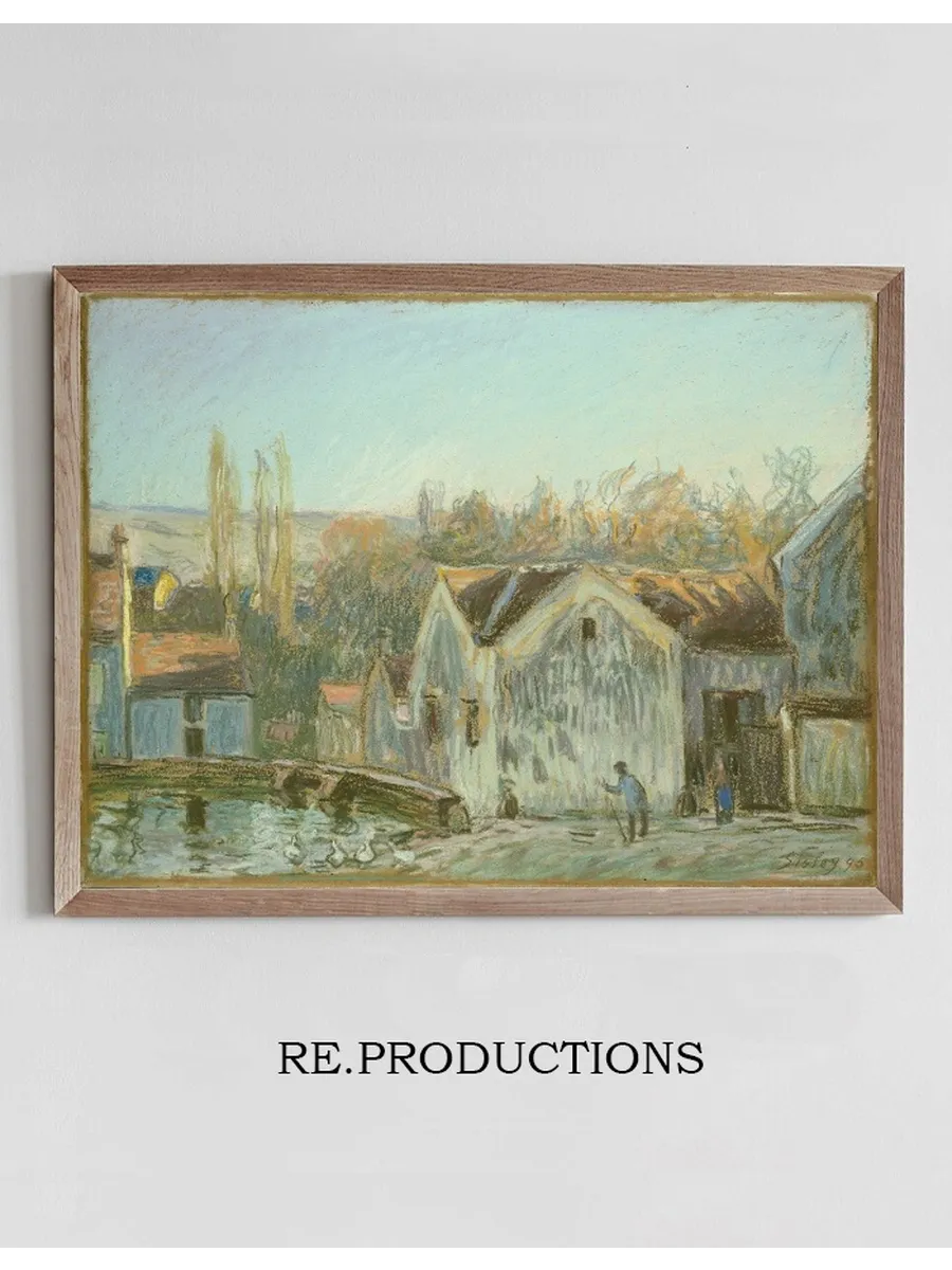 A Corner of Moret - sur - Loing
