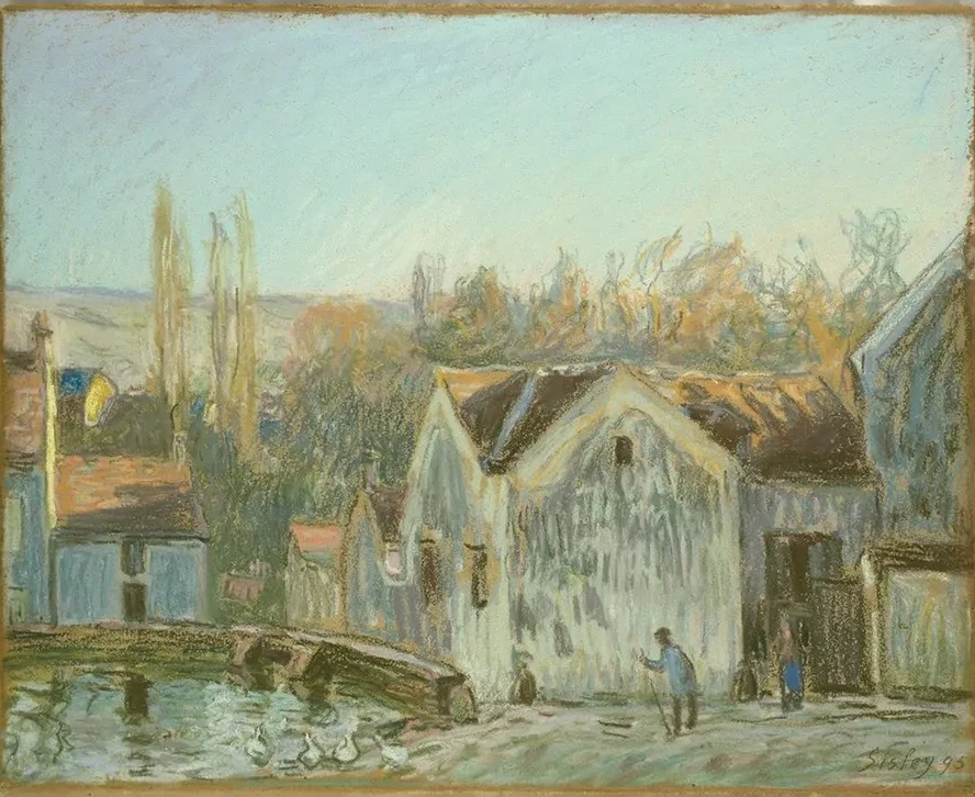 A Corner of Moret - sur - Loing