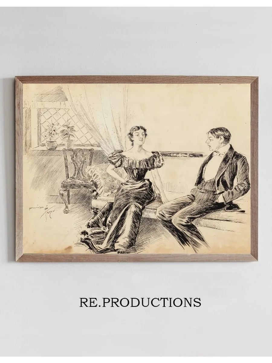 A Couple in the Parlor