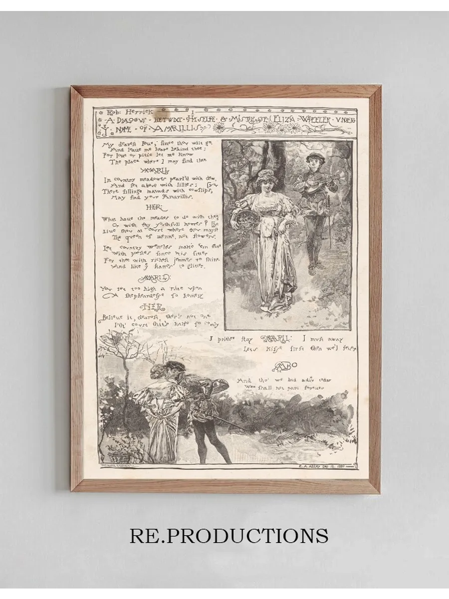 A Dialogue Betwixt Himself, and Mistress Eliza Wheeler by Robert Herrick