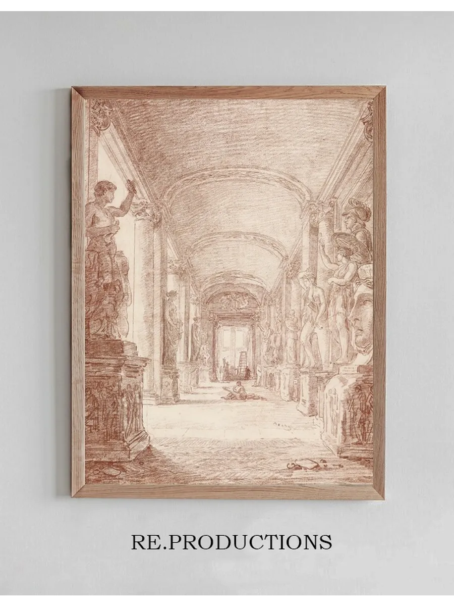 A Draftsman in the Capitoline Gallery