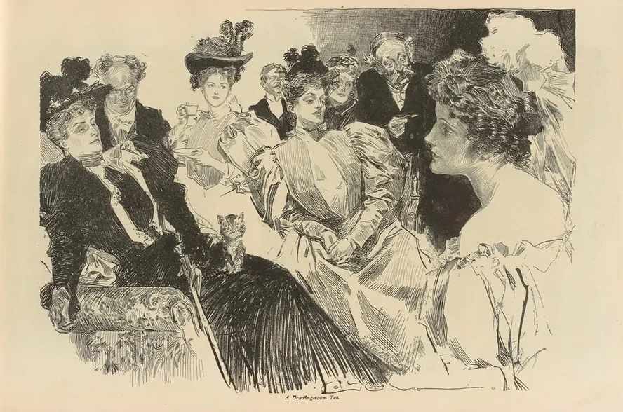 A Drawing - room Tea