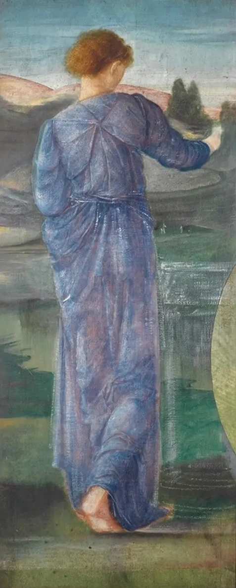 A Female Figure In A Landscape