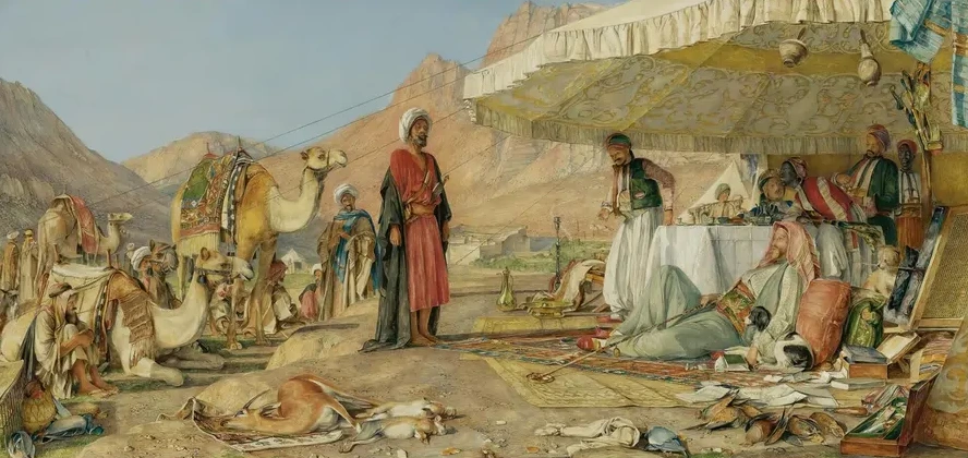 A Frank Encampment In The Desert Of Mount Sinai, 1842