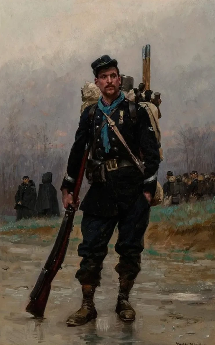 A French Infantryman from the Franco - Prussian War