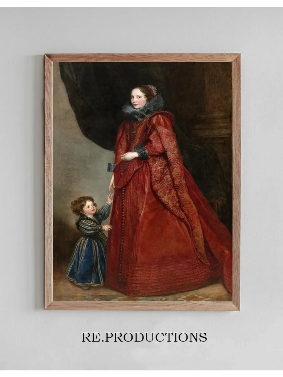 A Genoese Lady with Her Child