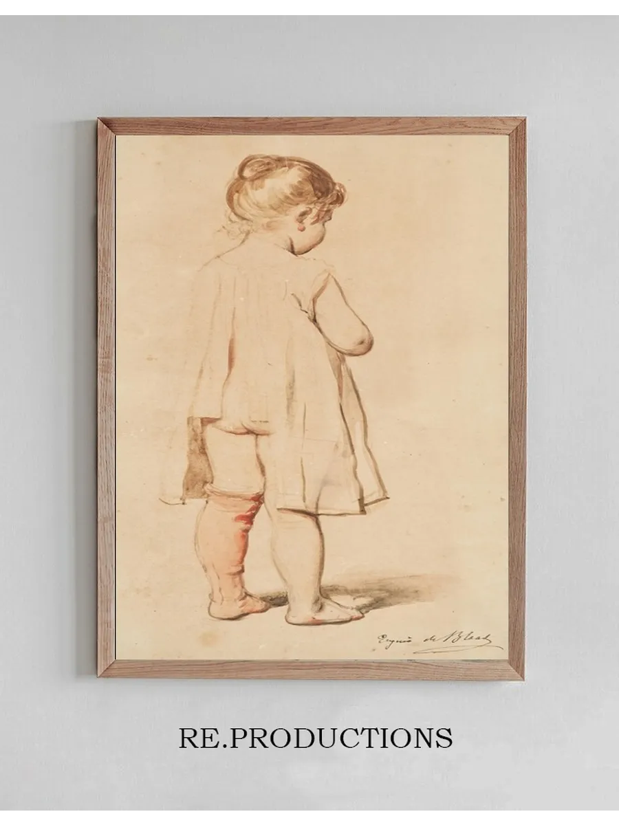 A Girl Standing (study for IL Buon Fratello)