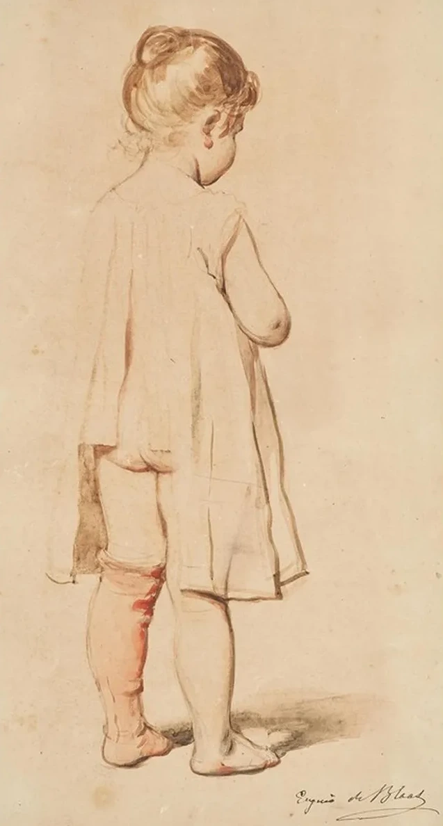 A Girl Standing (study for IL Buon Fratello)