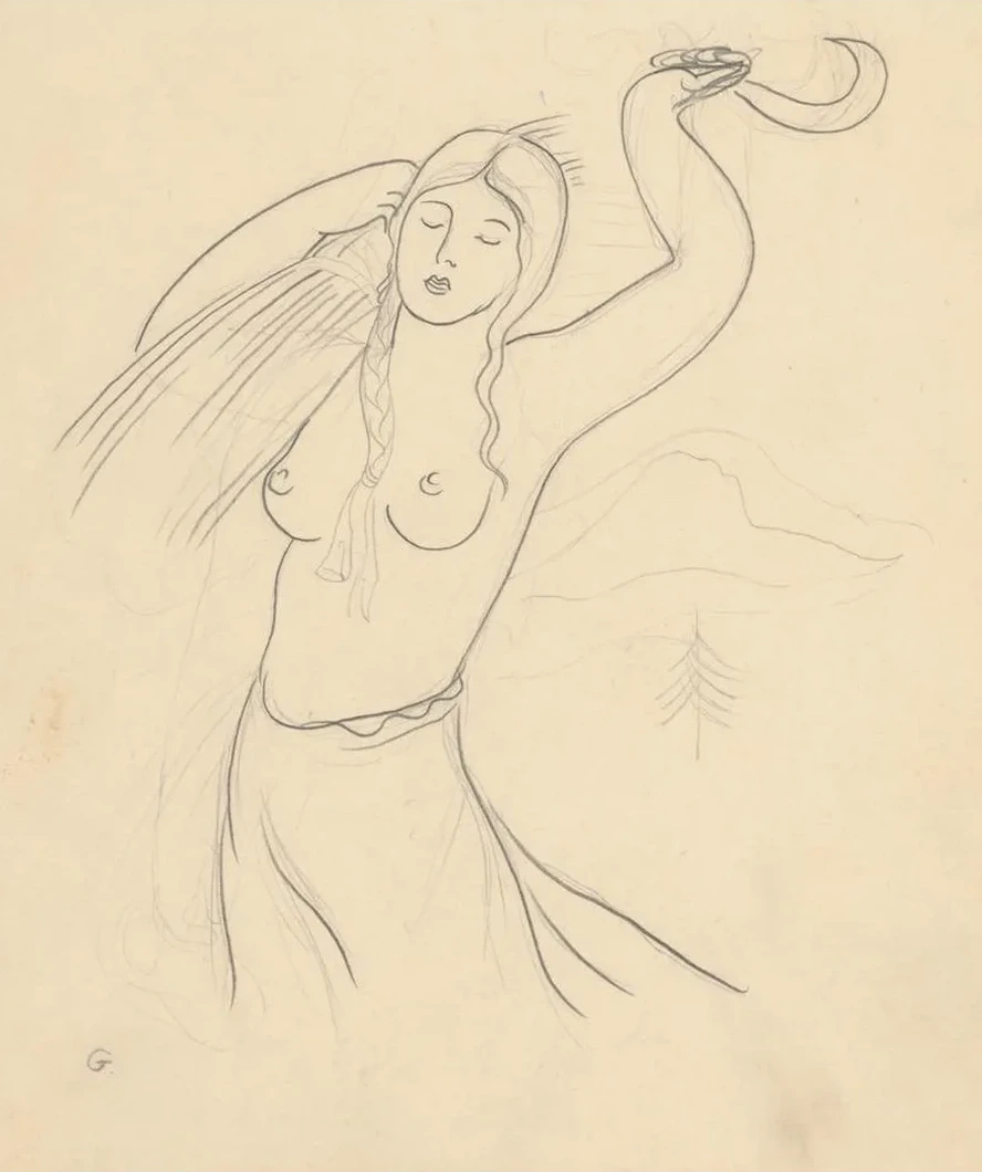 A Girl with a Sickle