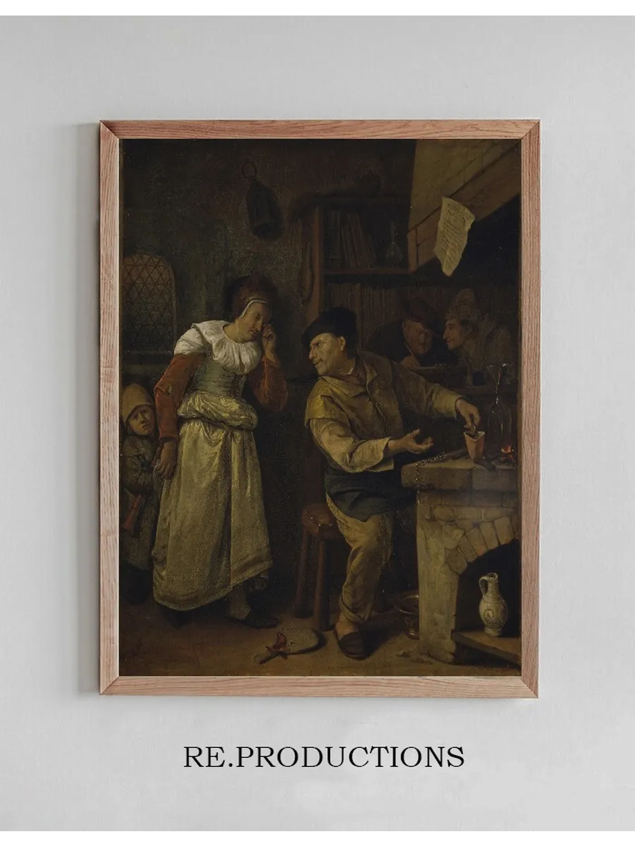 A Goldsmith Melting Down a Woman's Jewellery in the Presence of a Notary The Alchemist