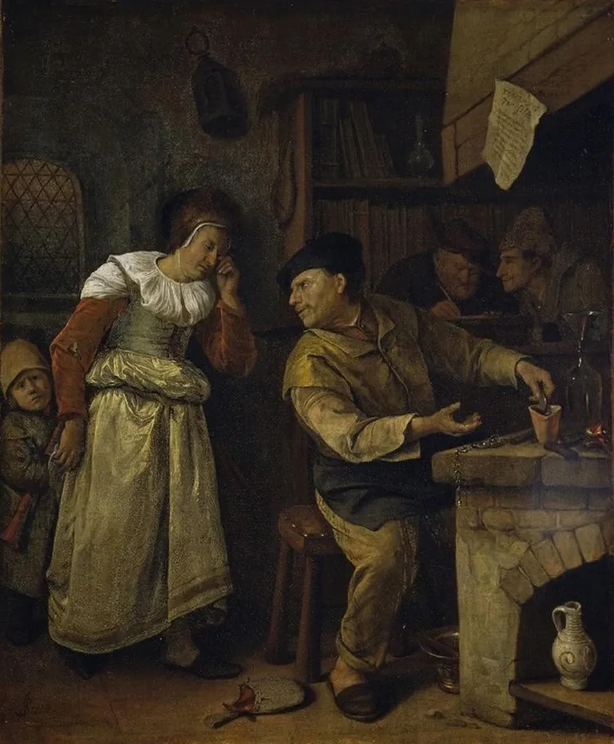 A Goldsmith Melting Down a Woman's Jewellery in the Presence of a Notary, The Alchemist