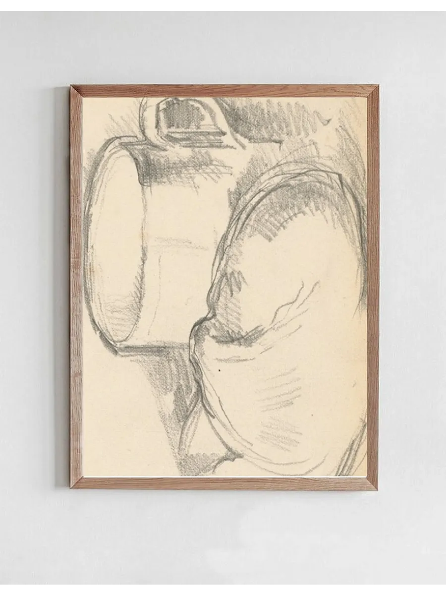 A Head, a Cup and a Bread Roll