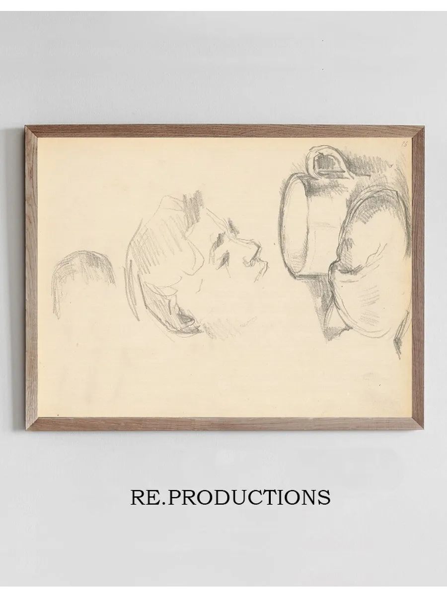 A Head, a Cup and a Bread Roll