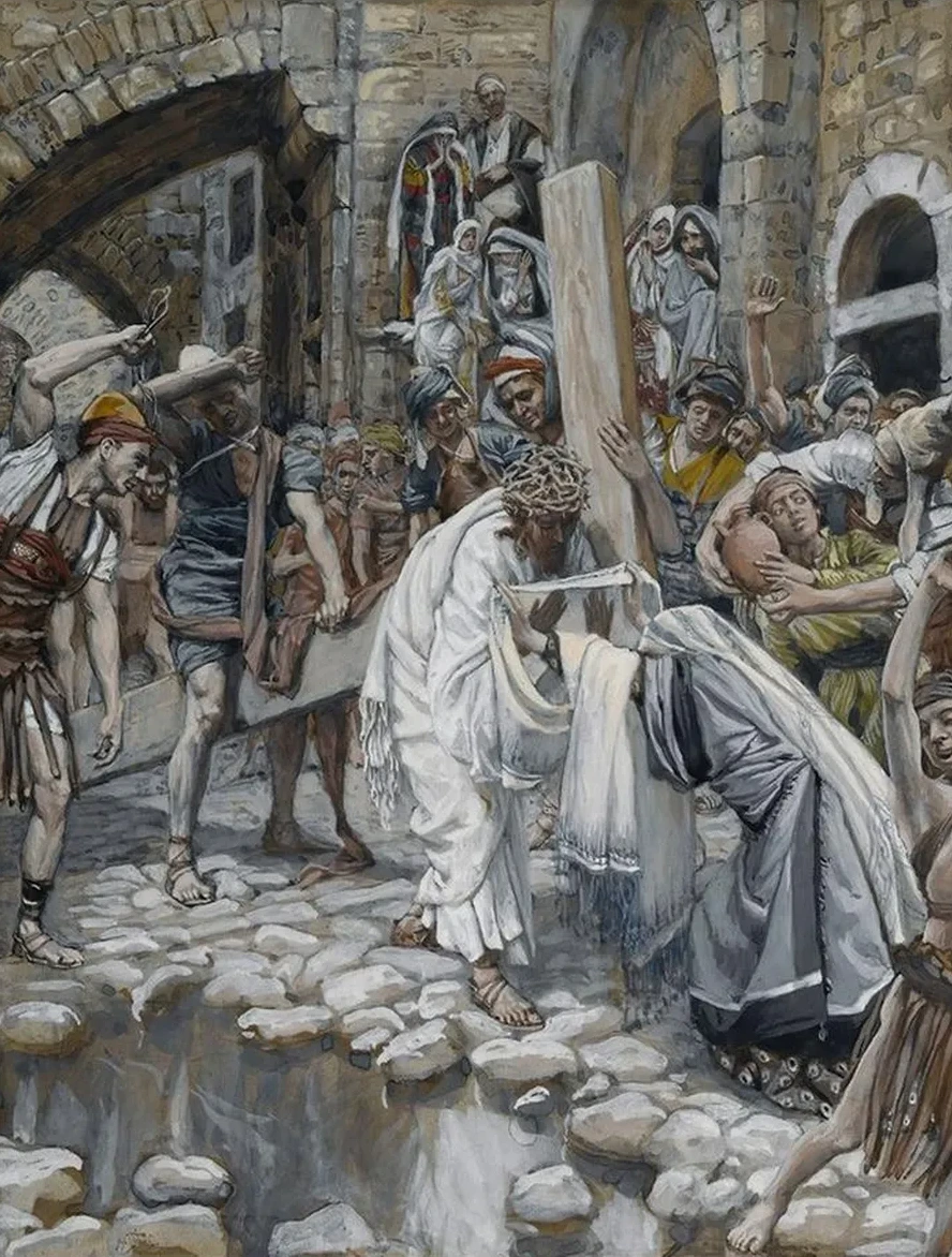 A Holy Woman Wipes the Face of Jesus