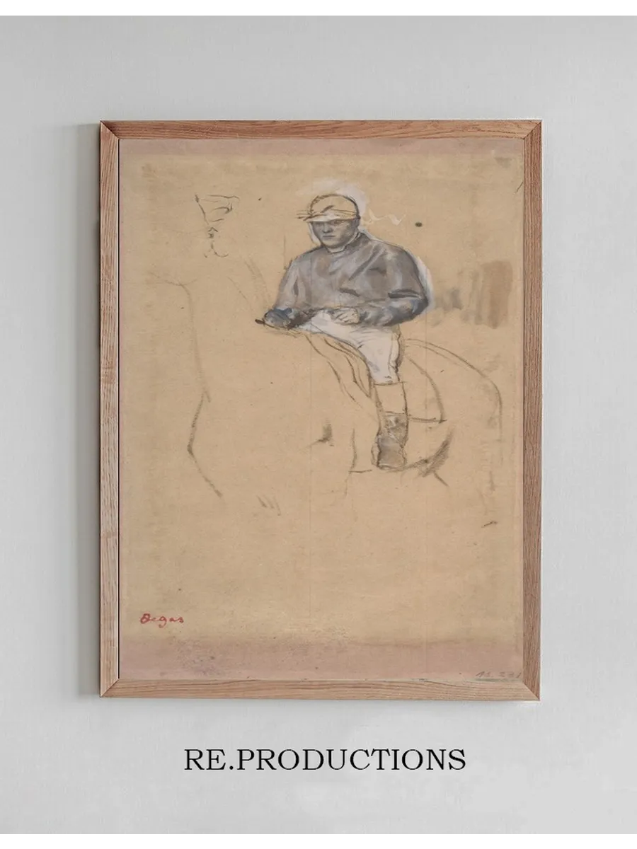 A Jockey on His Horse