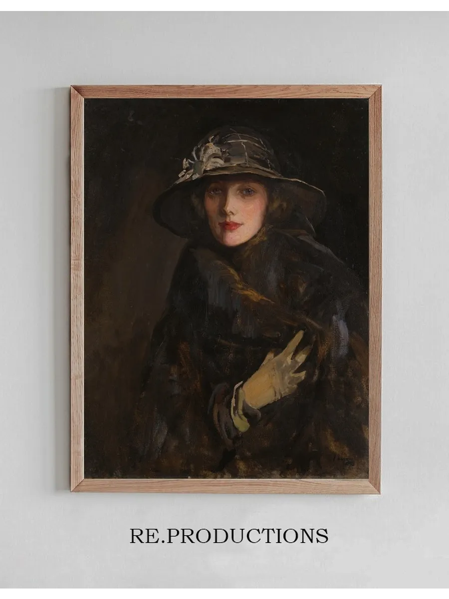 A Lady In Brown