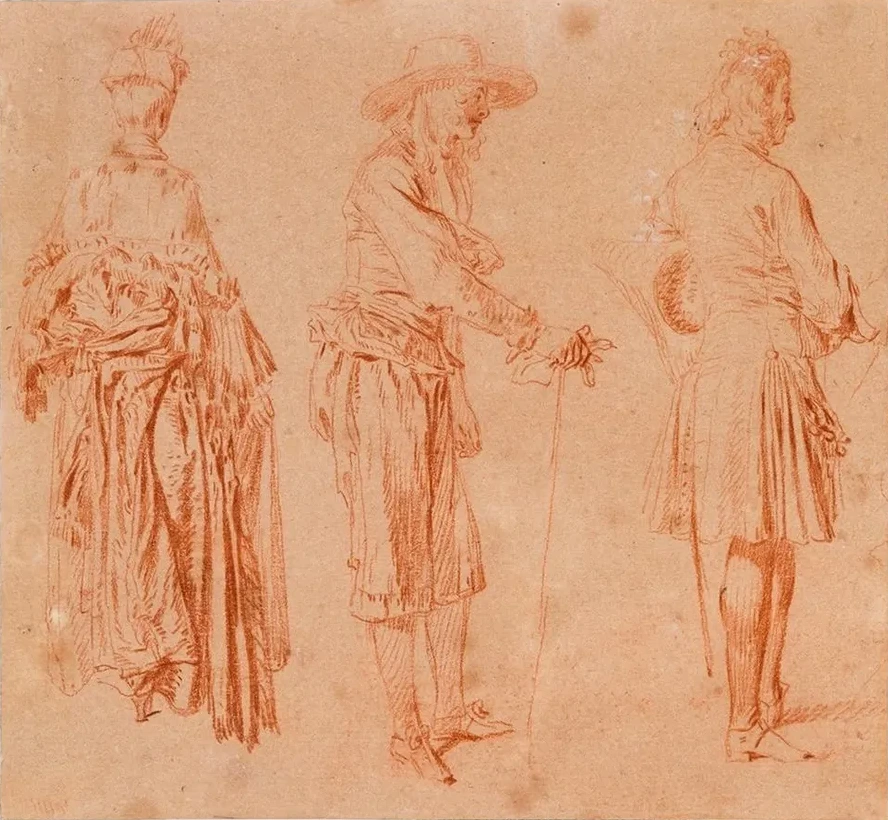 A Lady and Two Gentlemen