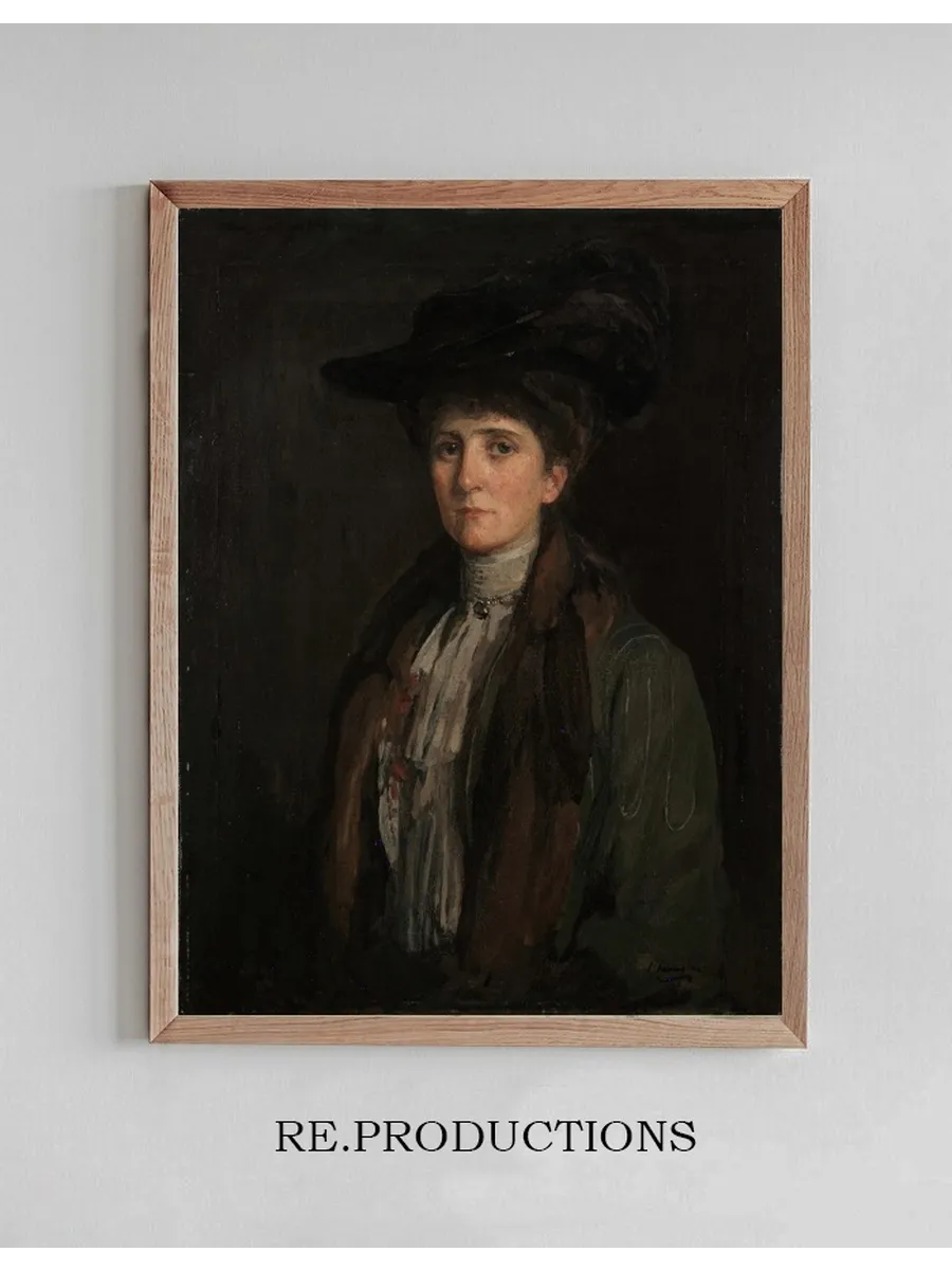 A Lady in Brown (thought to be Margaret Edith Bannatyne Cobb)