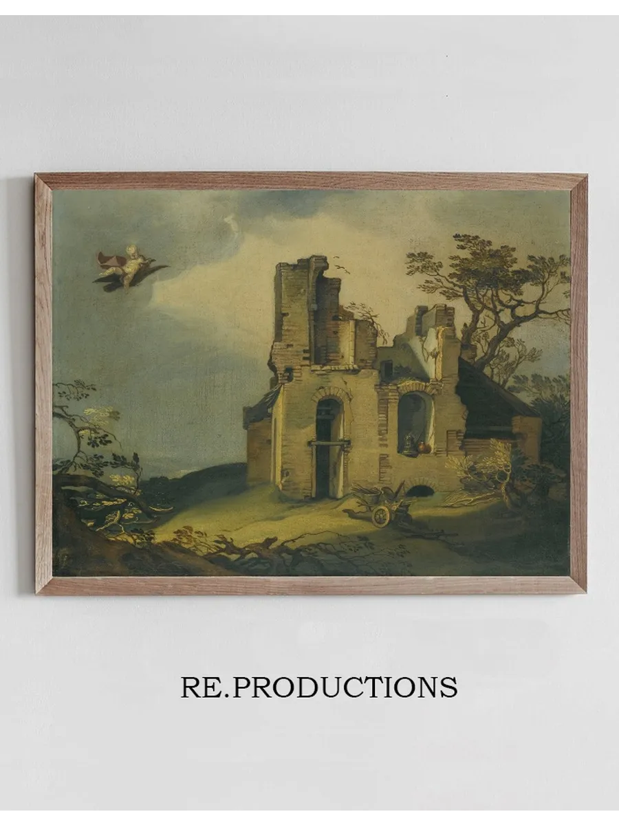 A Landscape With Ruins,With The Rape Of Ganymede