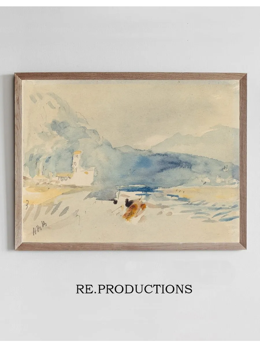 A Landscape with Mountains and a Stream