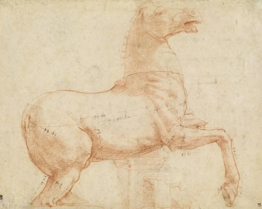 A Marble Horse on the Quirinal Hill