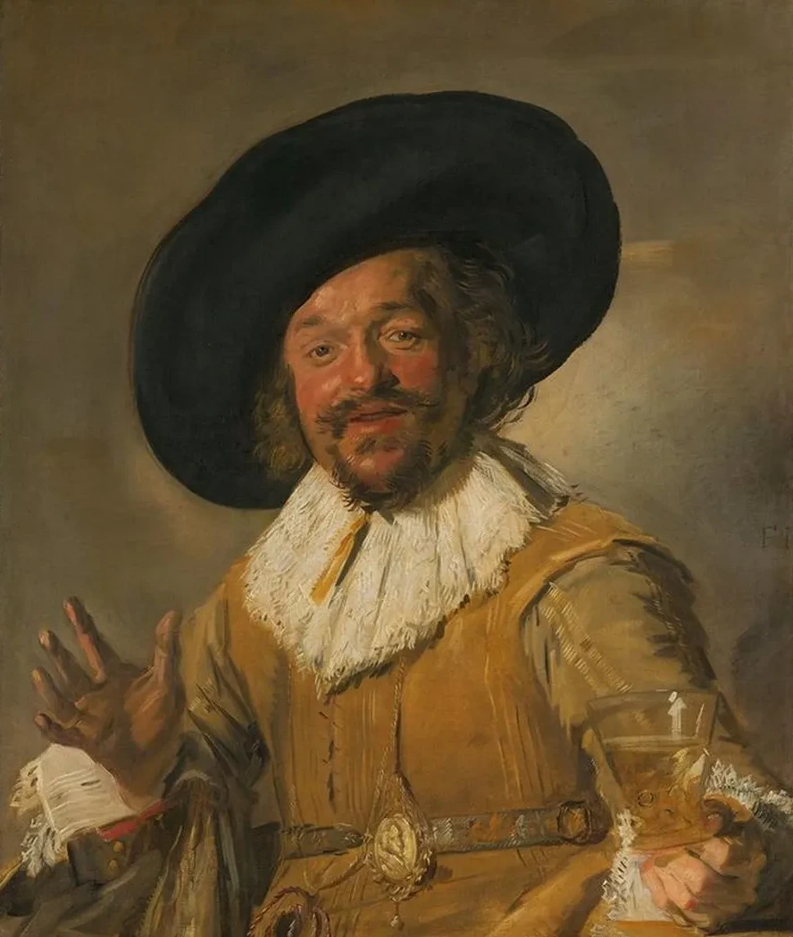 A Militiaman Holding a Berkemeyer, Known as the Merry Drinker