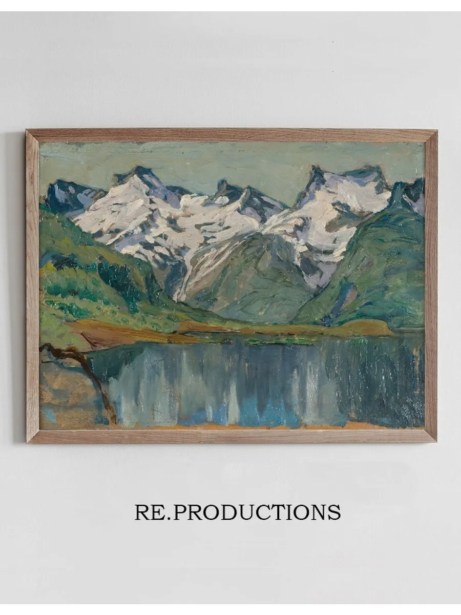 A Mountain Lake. Study from North Norway
