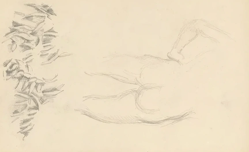 A Nude and Foliage