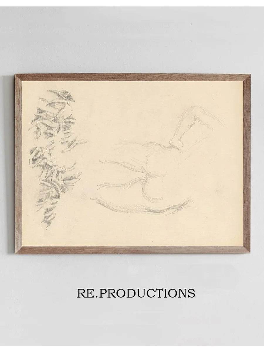 A Nude and Foliage