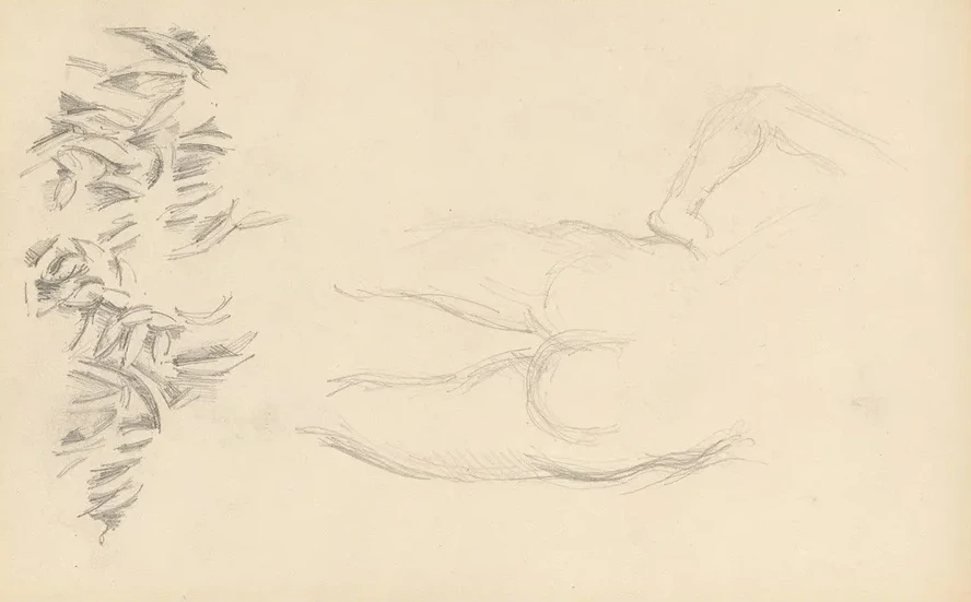 A Nude and Foliage