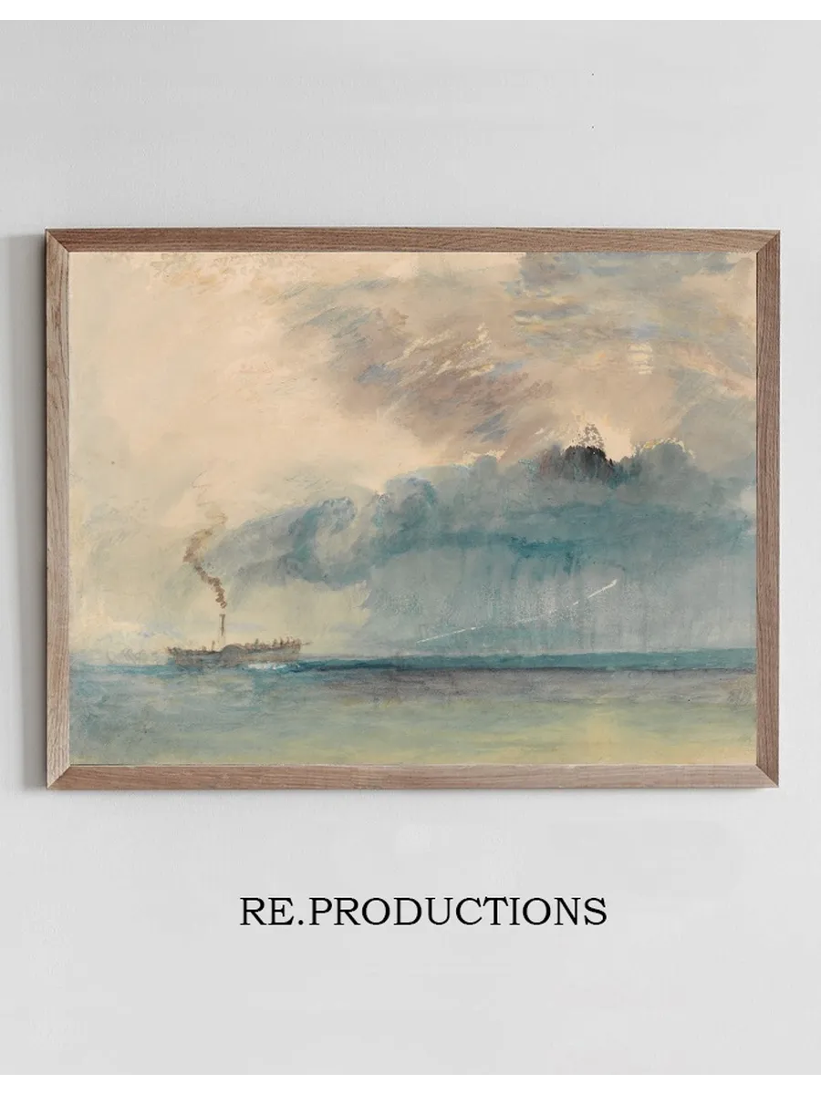 A Paddle - steamer in a Storm