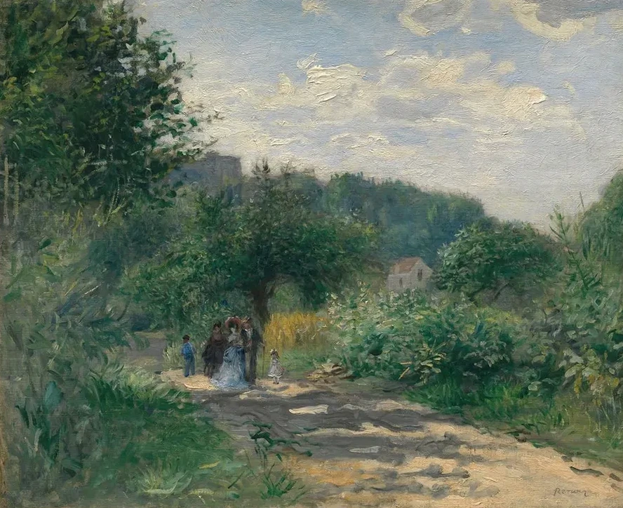 A Road in Louveciennes