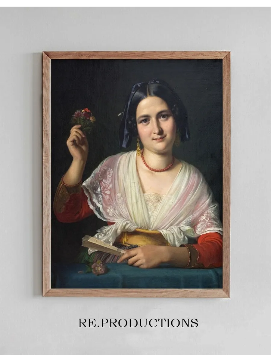 A Roman Woman in Fancy Dress