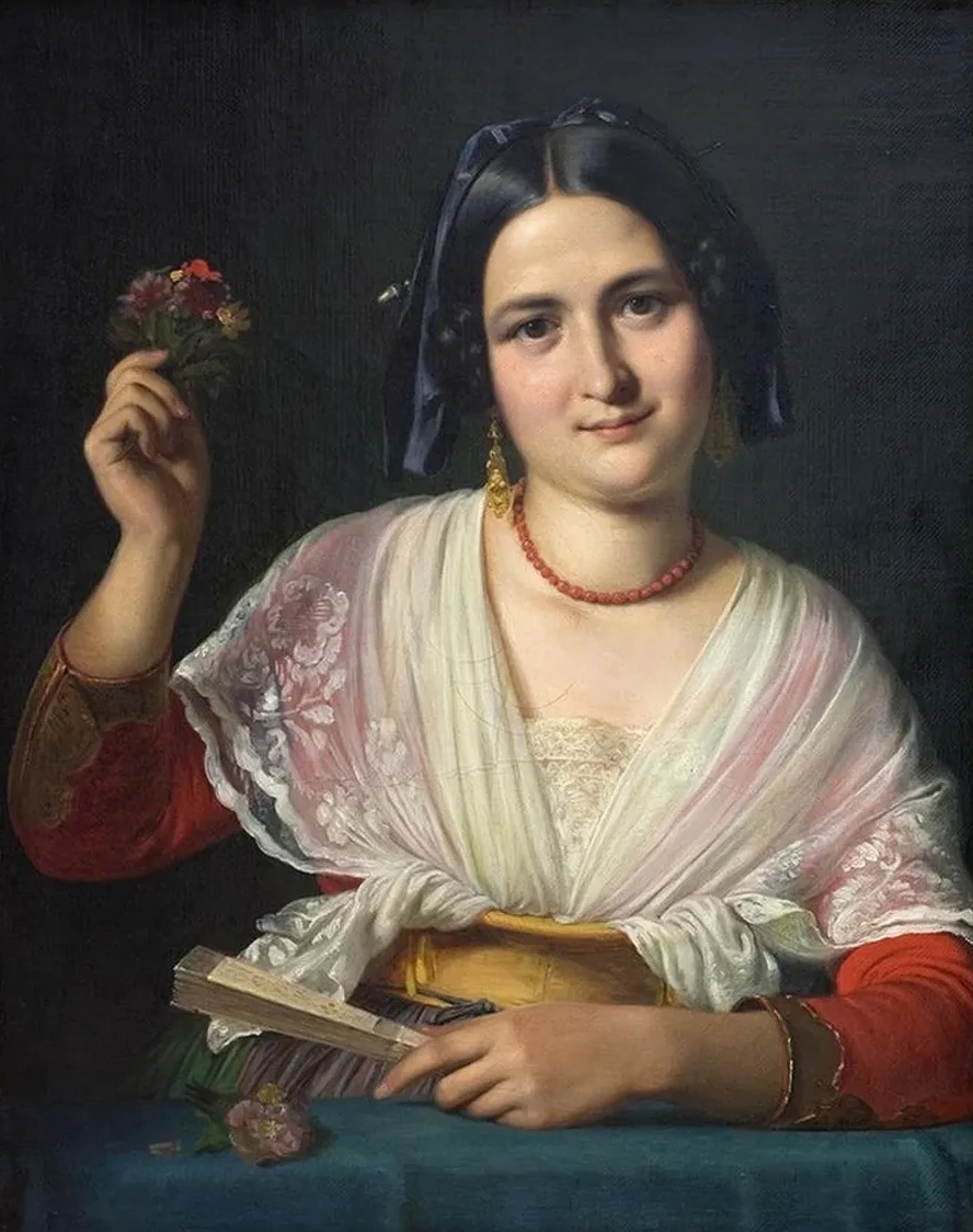 A Roman Woman in Fancy Dress
