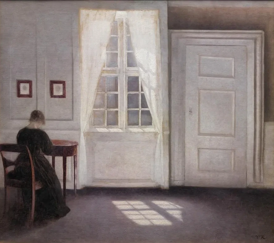 A Room In The Artist's Home In Strandgade, Copenhagen, With The Artist's Wife