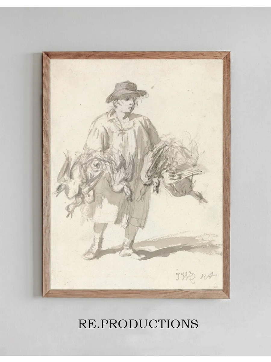 A Rustic Carrying Ducks