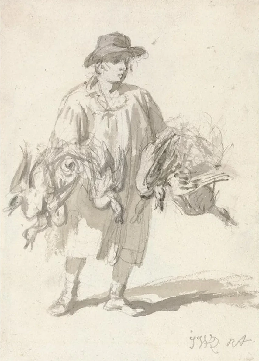 A Rustic Carrying Ducks