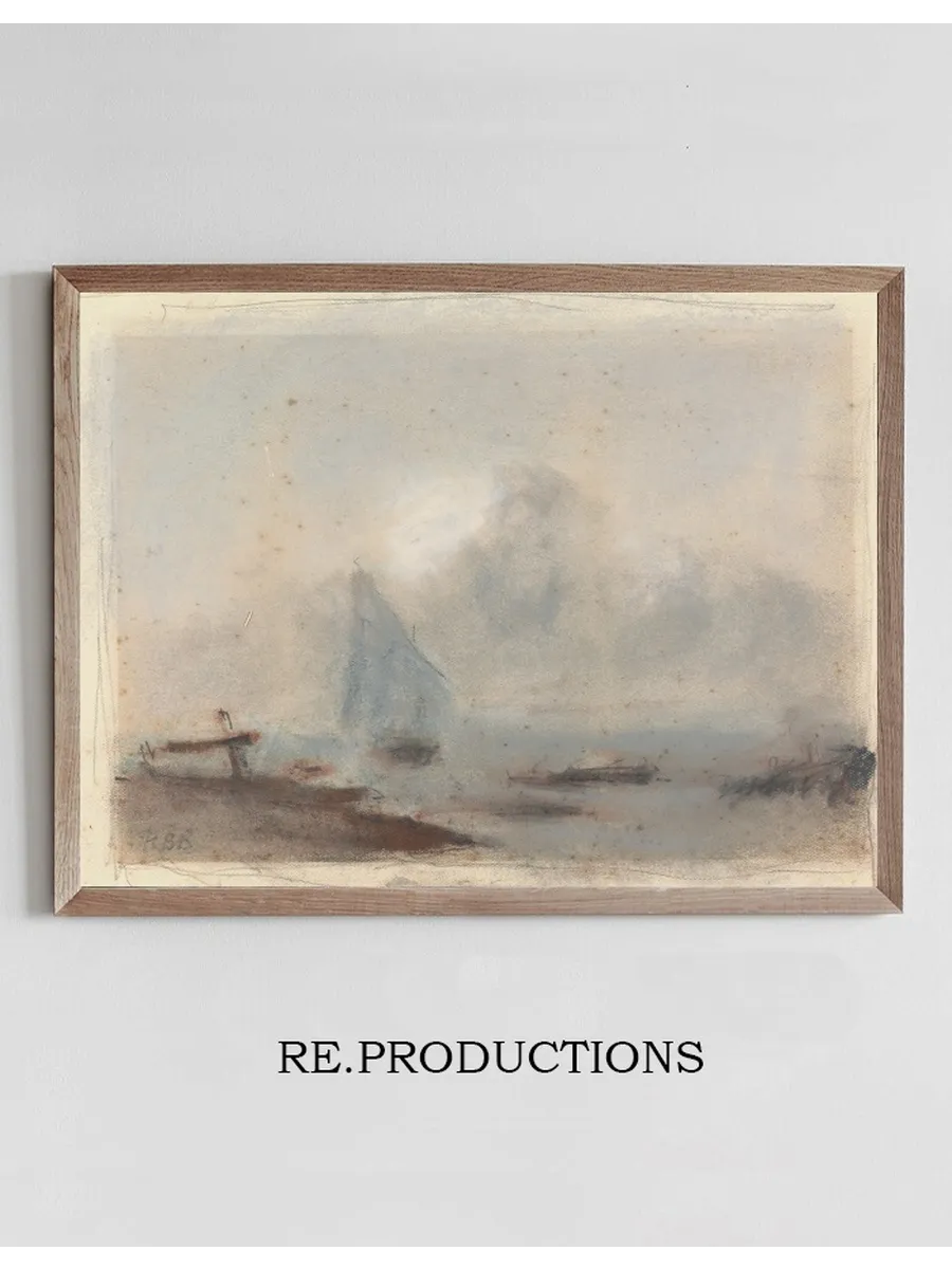 A Sailing Ship near Shore