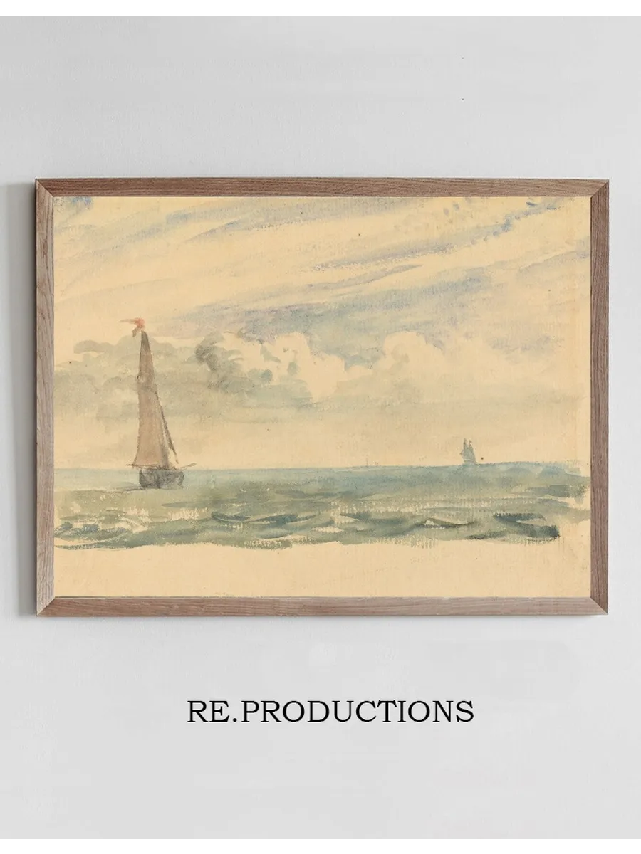 A Seascape with Two Sail Boats