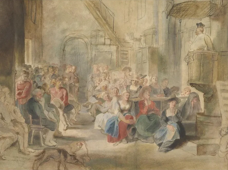 A Sermon in a Village Church