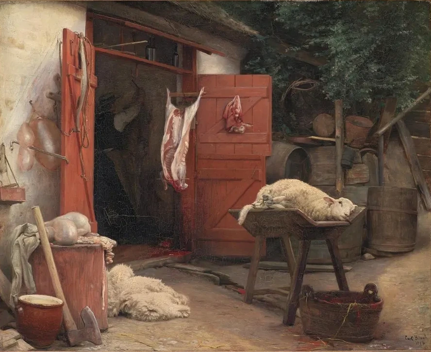 A Slaughterhouse In Helleb k