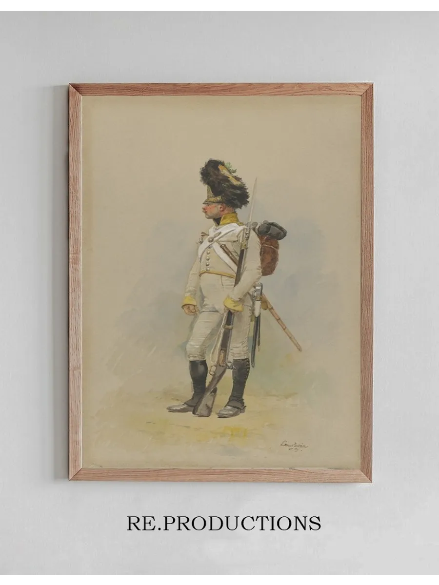 A Standing Grenadier of the Municipal Guard