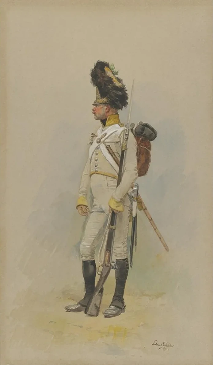 A Standing Grenadier of the Municipal Guard