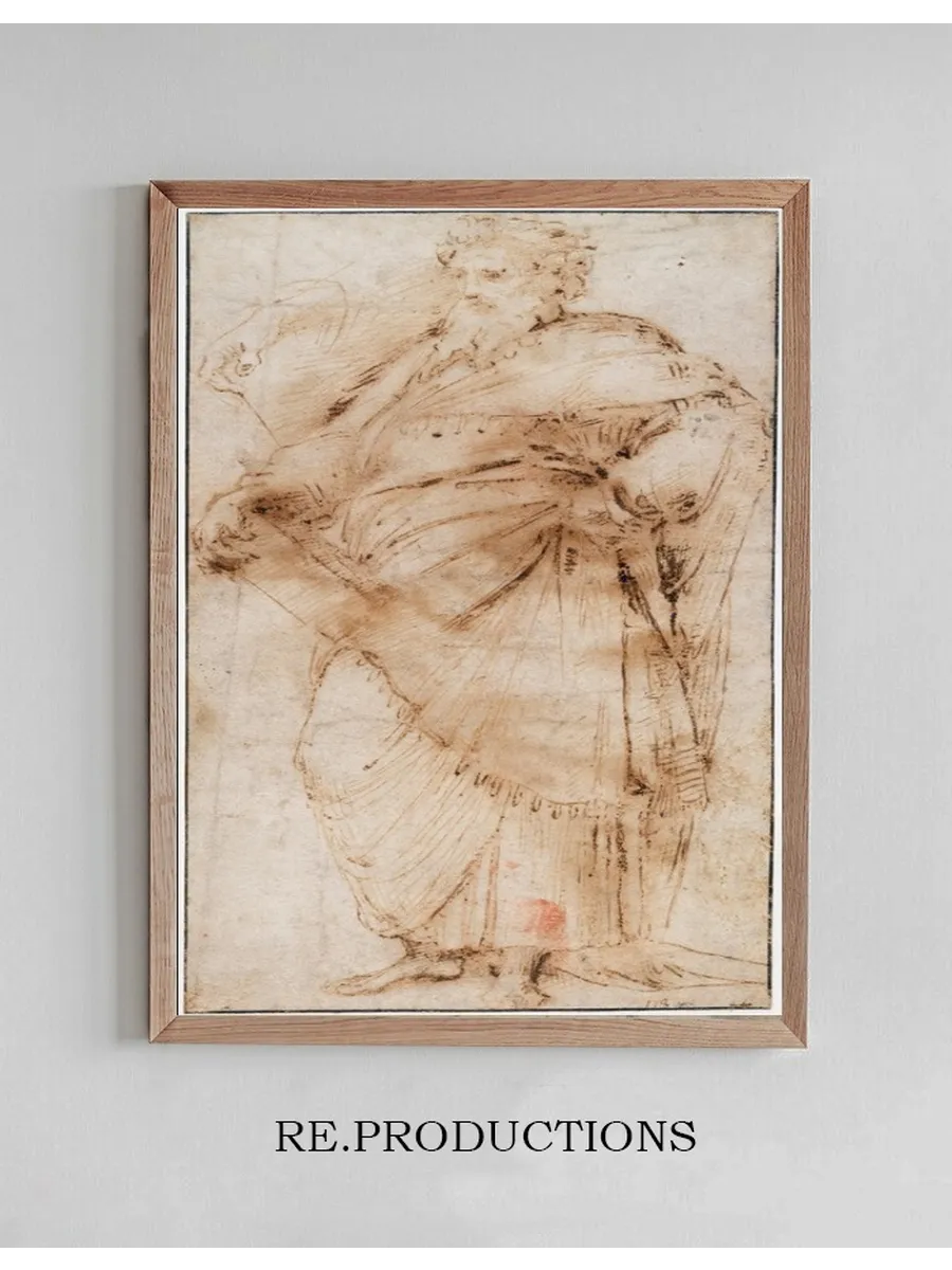 A Standing Philosopher and Hand Detail