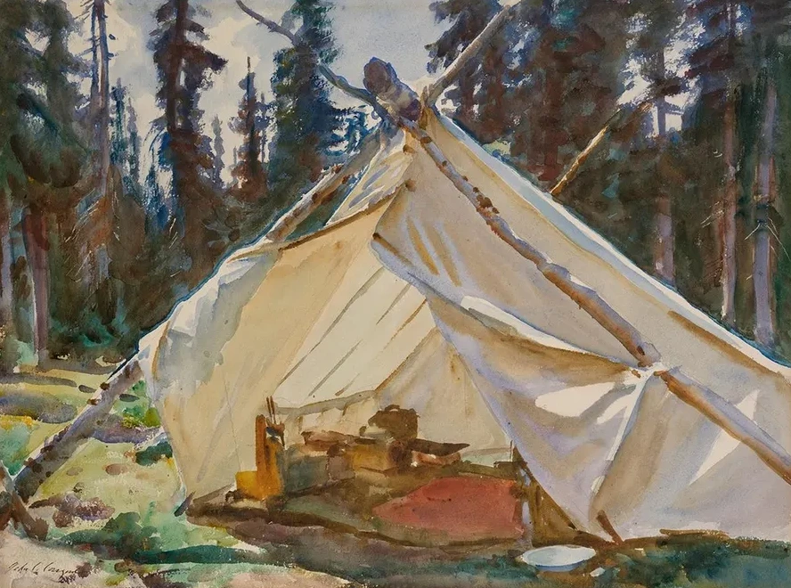 A Tent in the Rockies