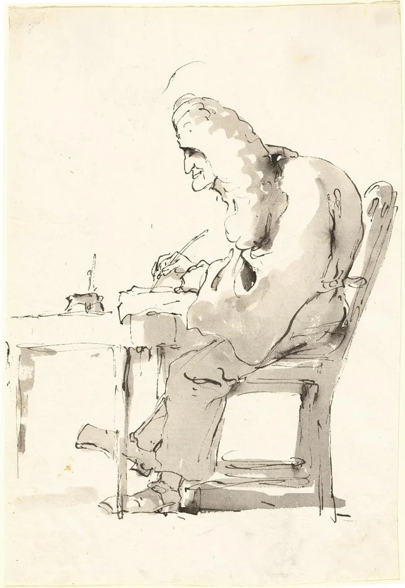 A Venetian Lawyer at His Desk