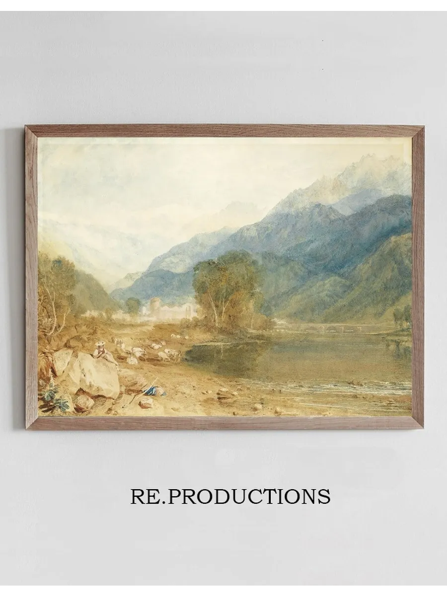 A View From The Castle Of St. Michael, Bonneville, Savoy, From The Banks Of The Arve River