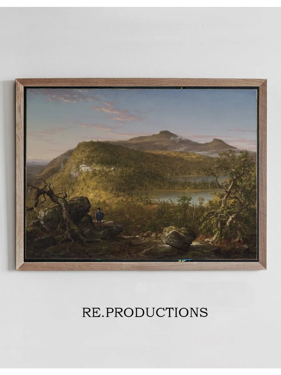 A View of the Two Lakes and Mountain House, Catskill Mountains, Morning