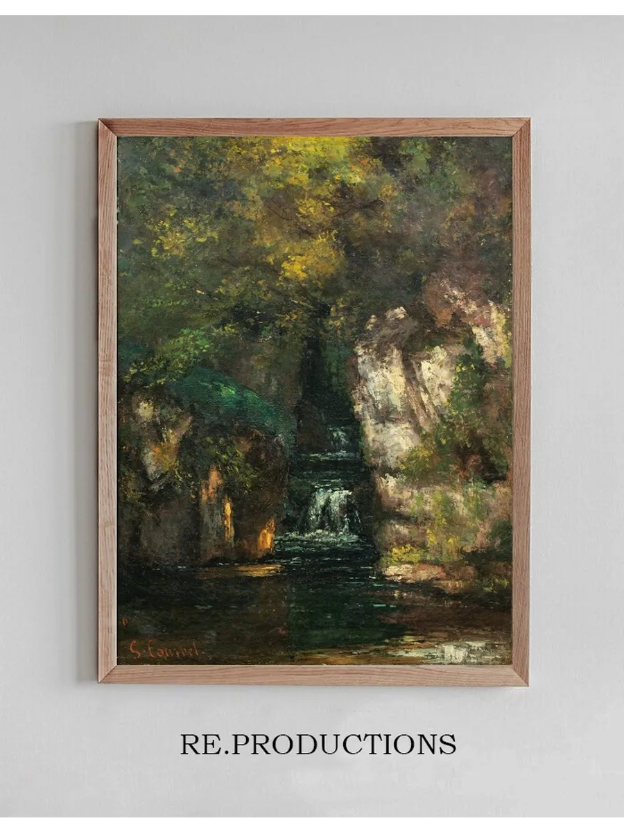 A Waterfall Near Ornans