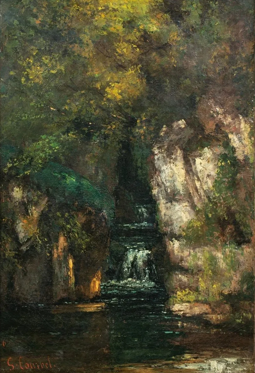 A Waterfall Near Ornans